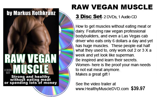raw vegan muscle bodybuilding vegetarian bodybuilder meat-free diet 