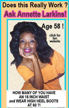 Annette Larkins proves you can look half your age at 60. No meat no cooked foods and no wrinkles at 60 Anette Larkins