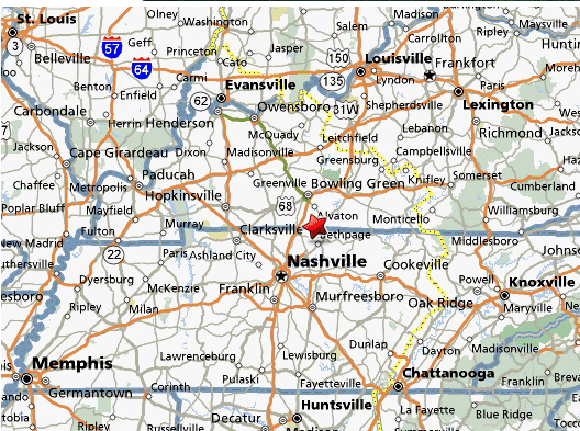 200 acres land near Nashville, Bowling Green on the Kentucky Tennessee border