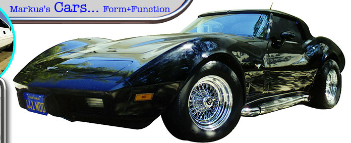 1979 black Corvette Stingray, one of Markus's cars
