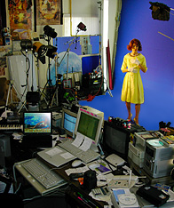live chroma key system and sceen