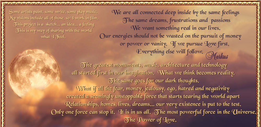 The power of Love most powerful force in the universe relationships lives dreams imagination passion lovers film movie